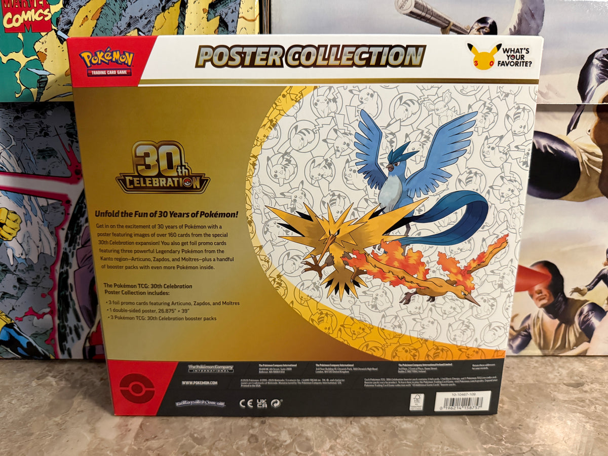 Pokémon TCG: 30th Celebration – Poster Collection Box