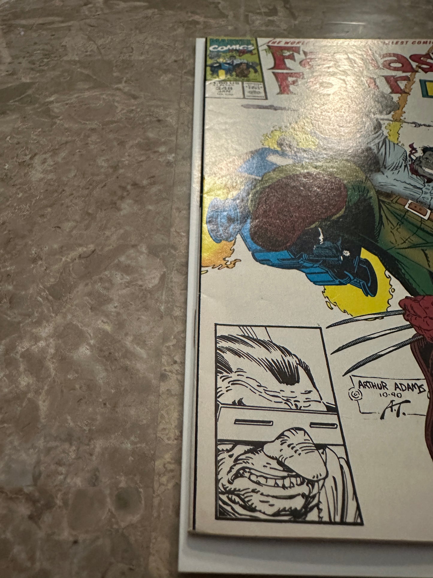 Fantastic Four #348 1st and 2nd Gold Print High Grade (1991 Marvel)