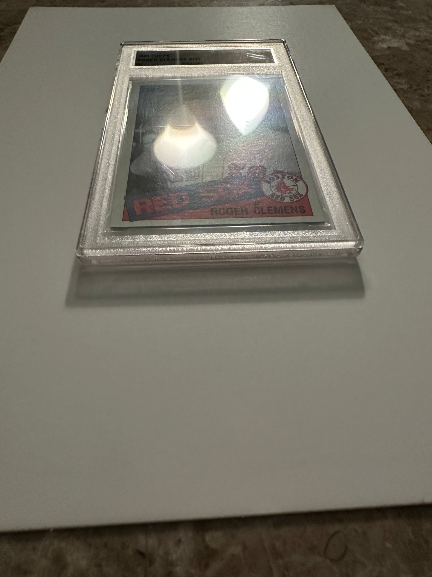 Roger Clemens #181 CTA/PSA Graded Mint 9 (1985 Topps)