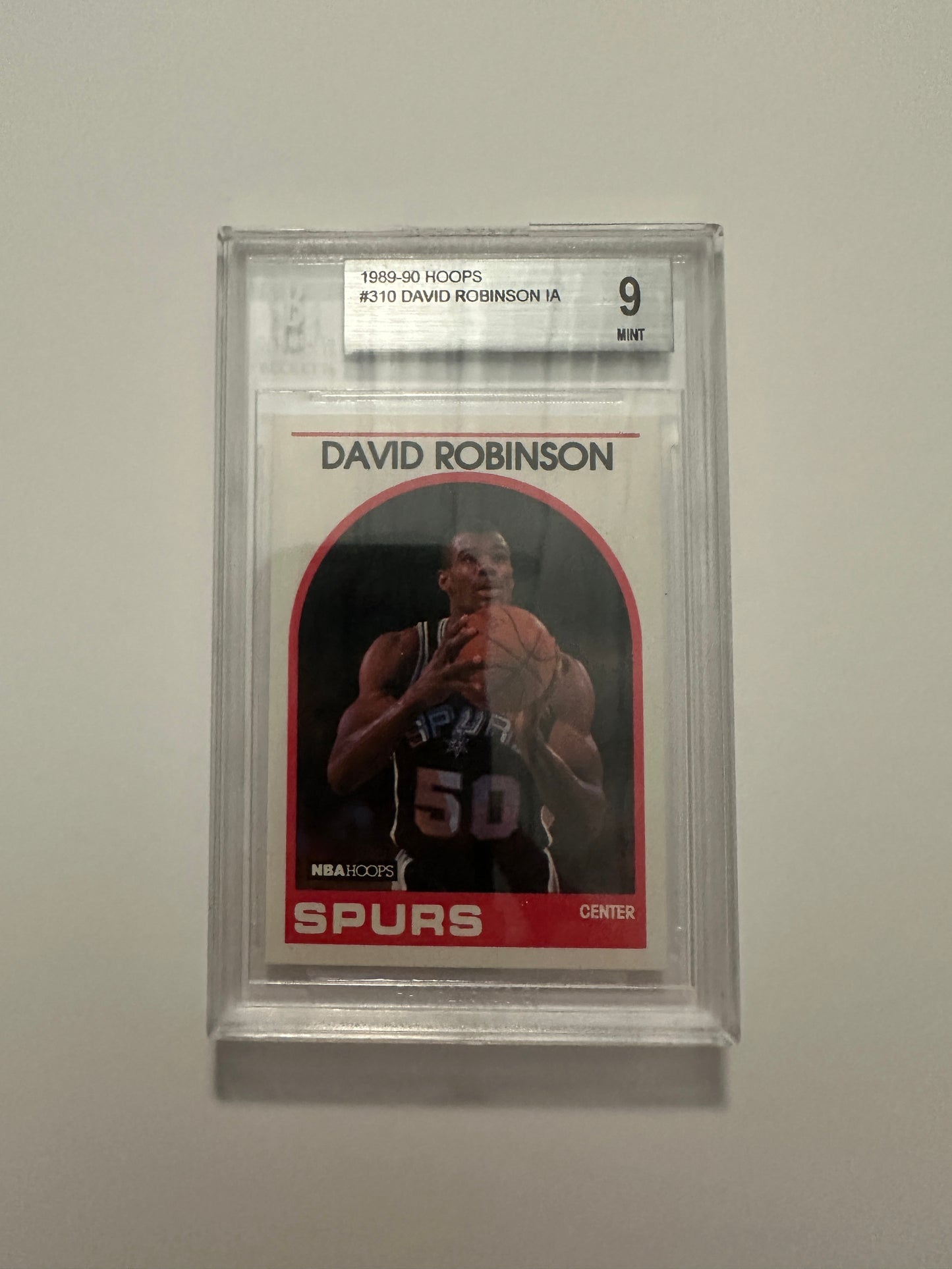 David Robinson #310 Beckett Graded Mint 9 (1989 Hoops)