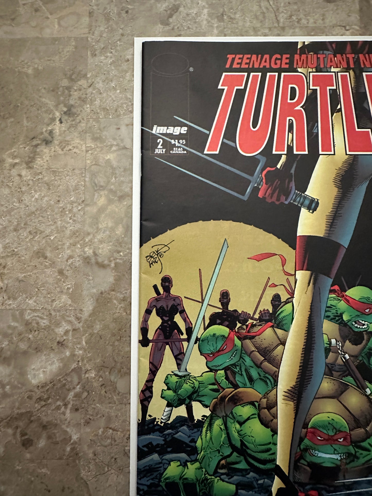 Teenage Mutant Ninja Turtles #2 FN+ 6.5 (1996 Image)