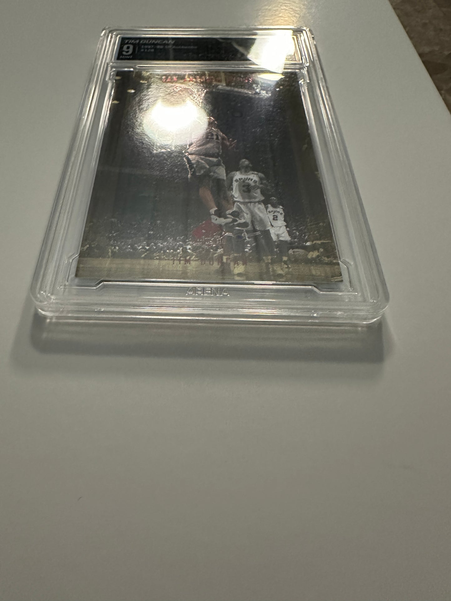 Tim Duncan Arena Club Graded 9.0 Mint (1997-98 SP Authentic)