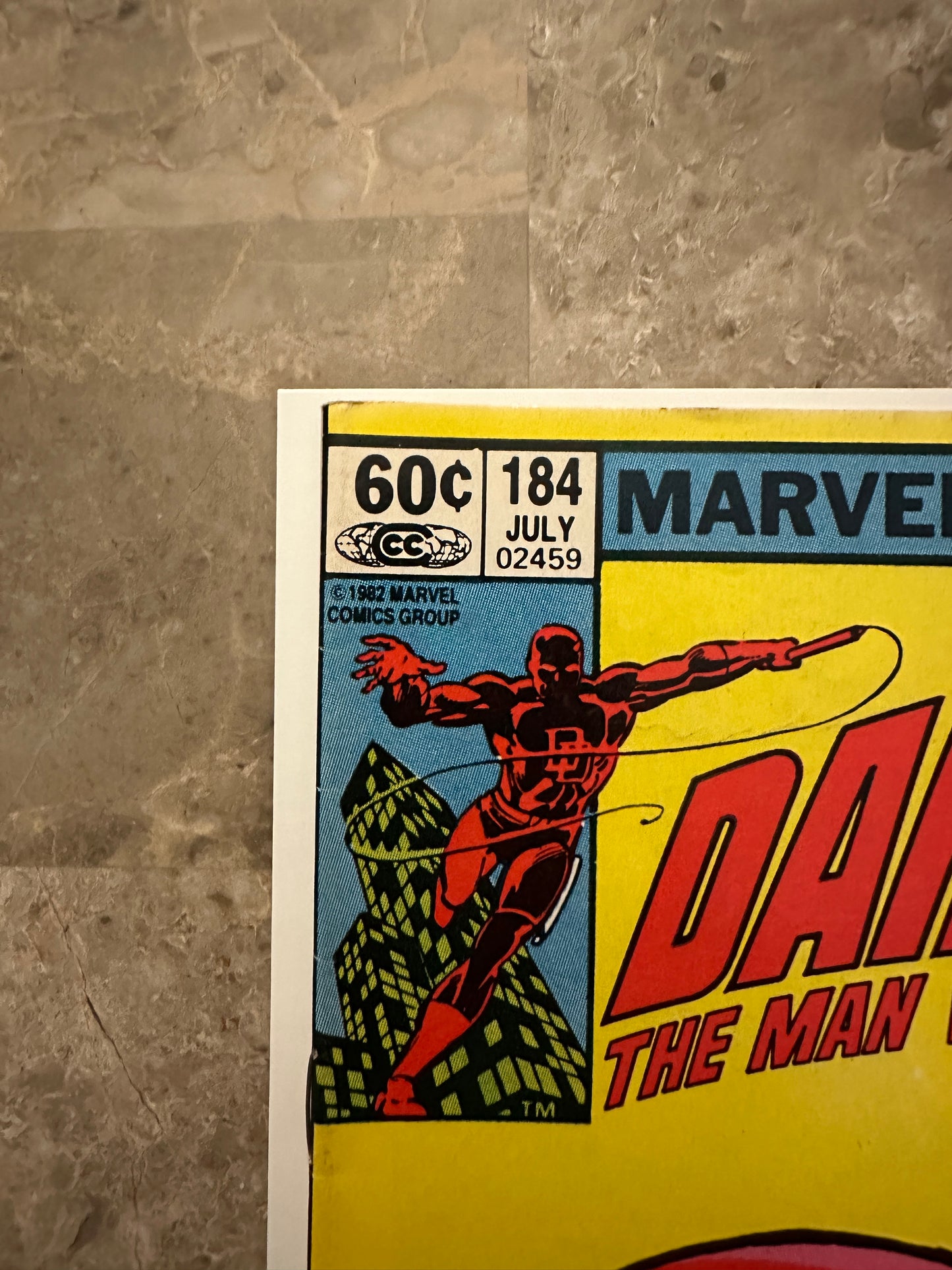 Daredevil #184 Newsstand FN 6.0 (1982 Marvel Comics) - Nice copy for grade
