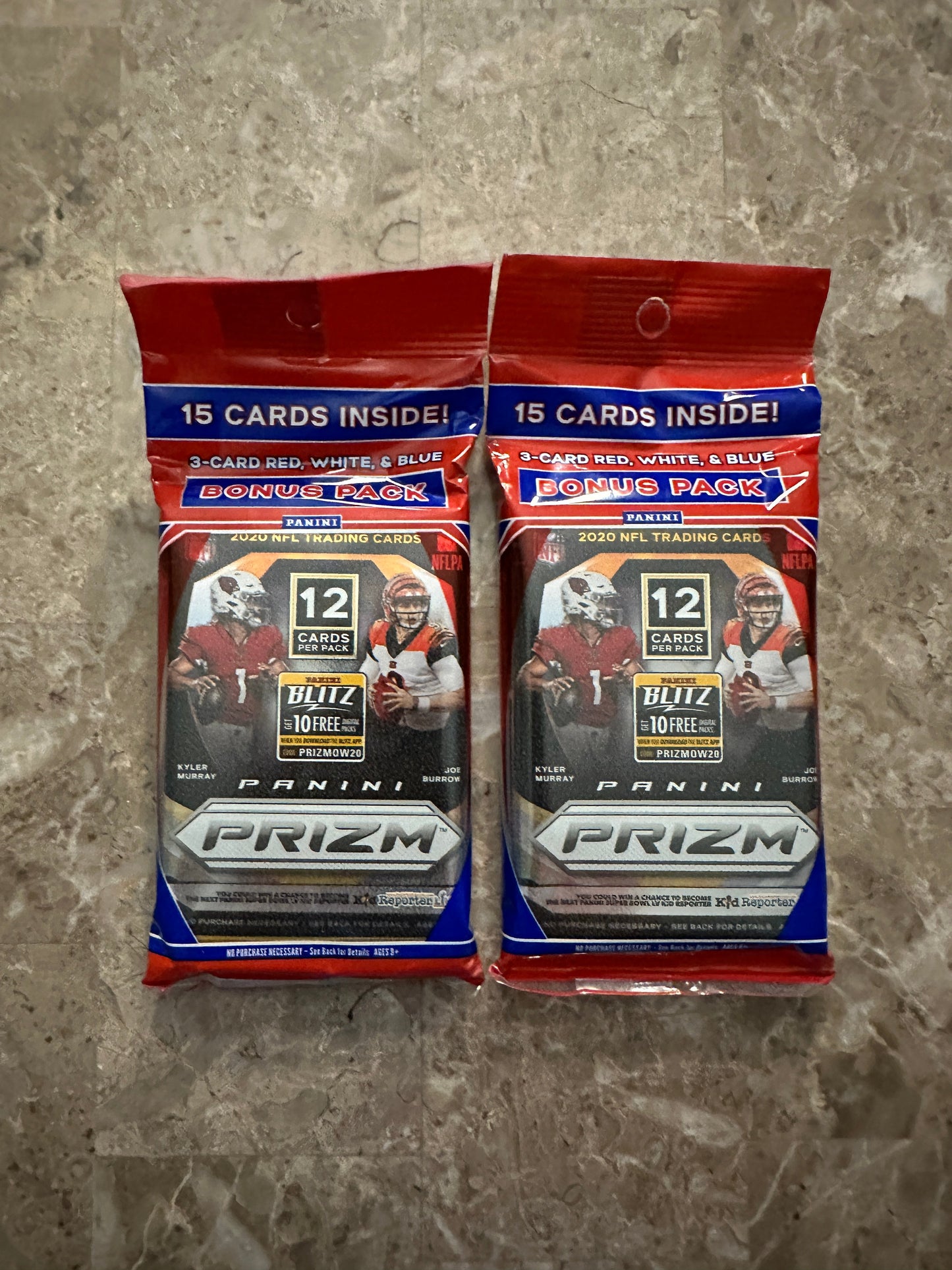 2020 Panini Prizm Football Fat Pack (2 Packs)