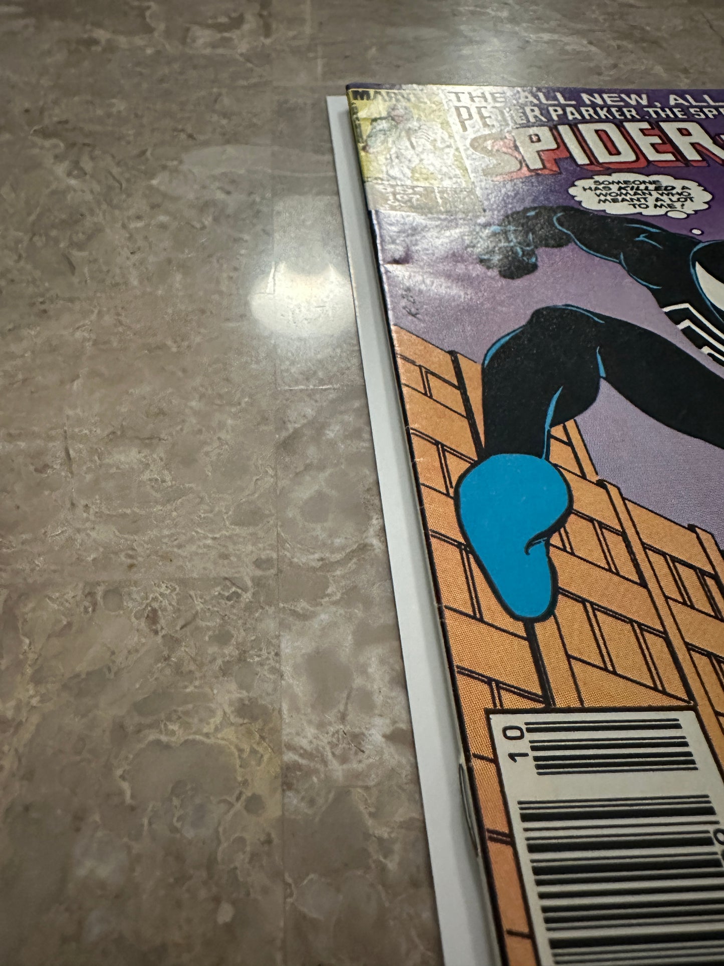 Spectacular Spider-Man #107 Newsstand VF+ 8.5 (Marvel 1985)