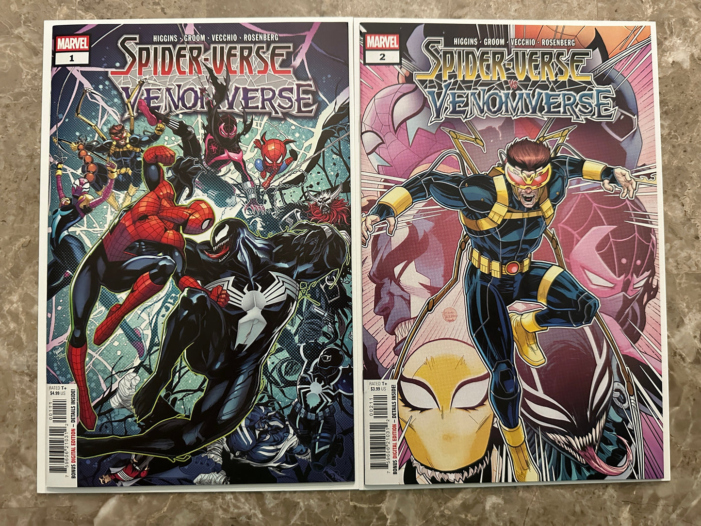 Spider-Verse vs. Venomverse #1 & 2 (Marvel Comics 2025)
