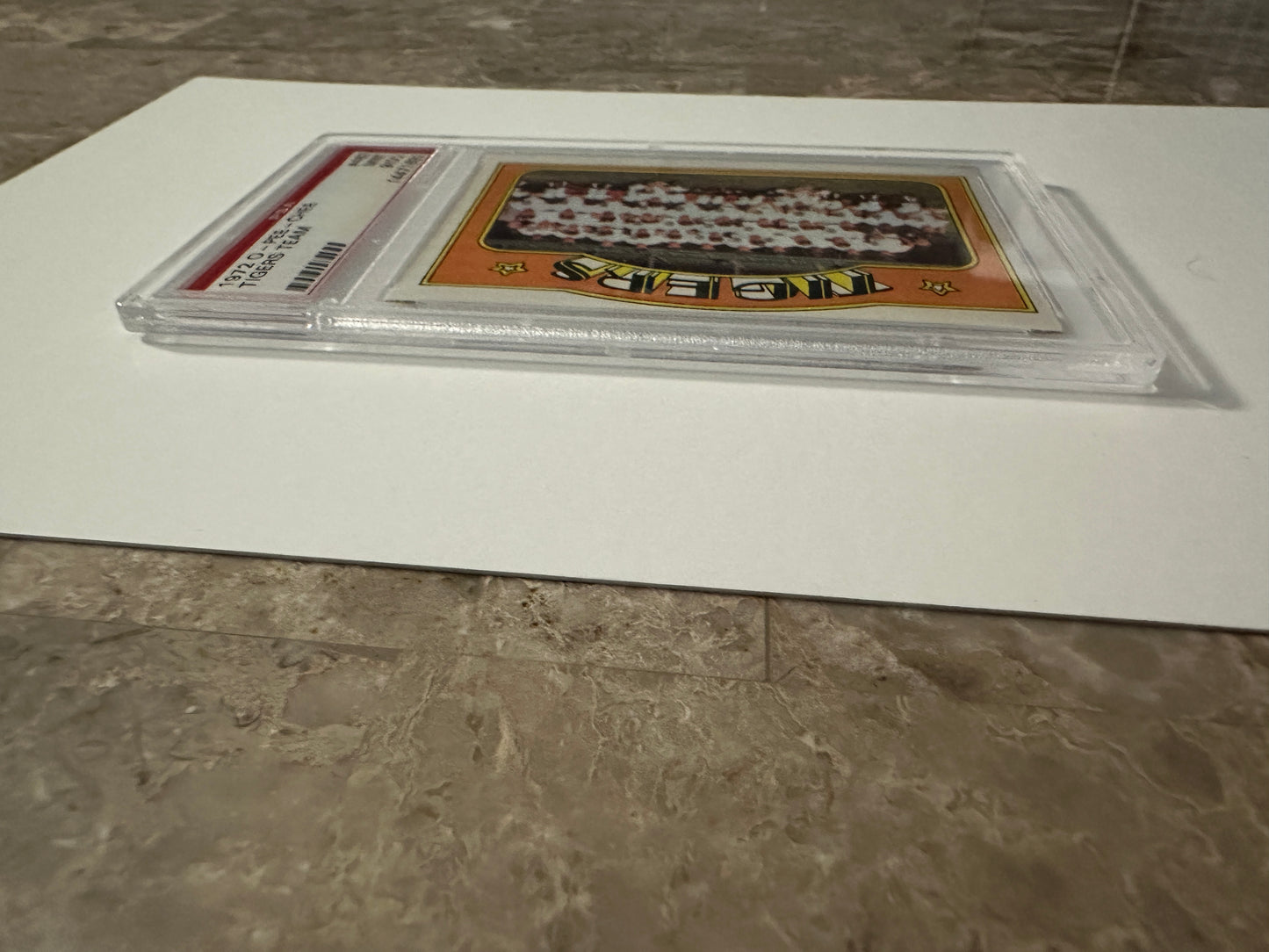 Tigers Team #487 PSA Graded MINT 9 (OC) (1972 O-Pee-Chee)