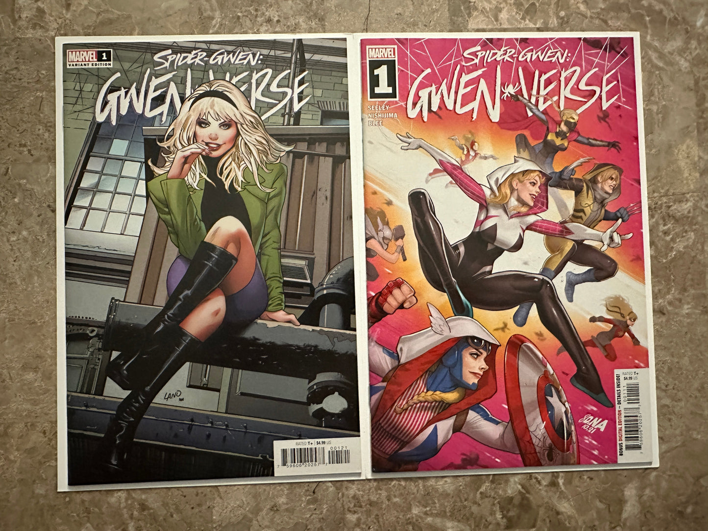 Spider-Gwen: Gwenverse #1-5 Full Set High Grade (2022) - 2 #1s