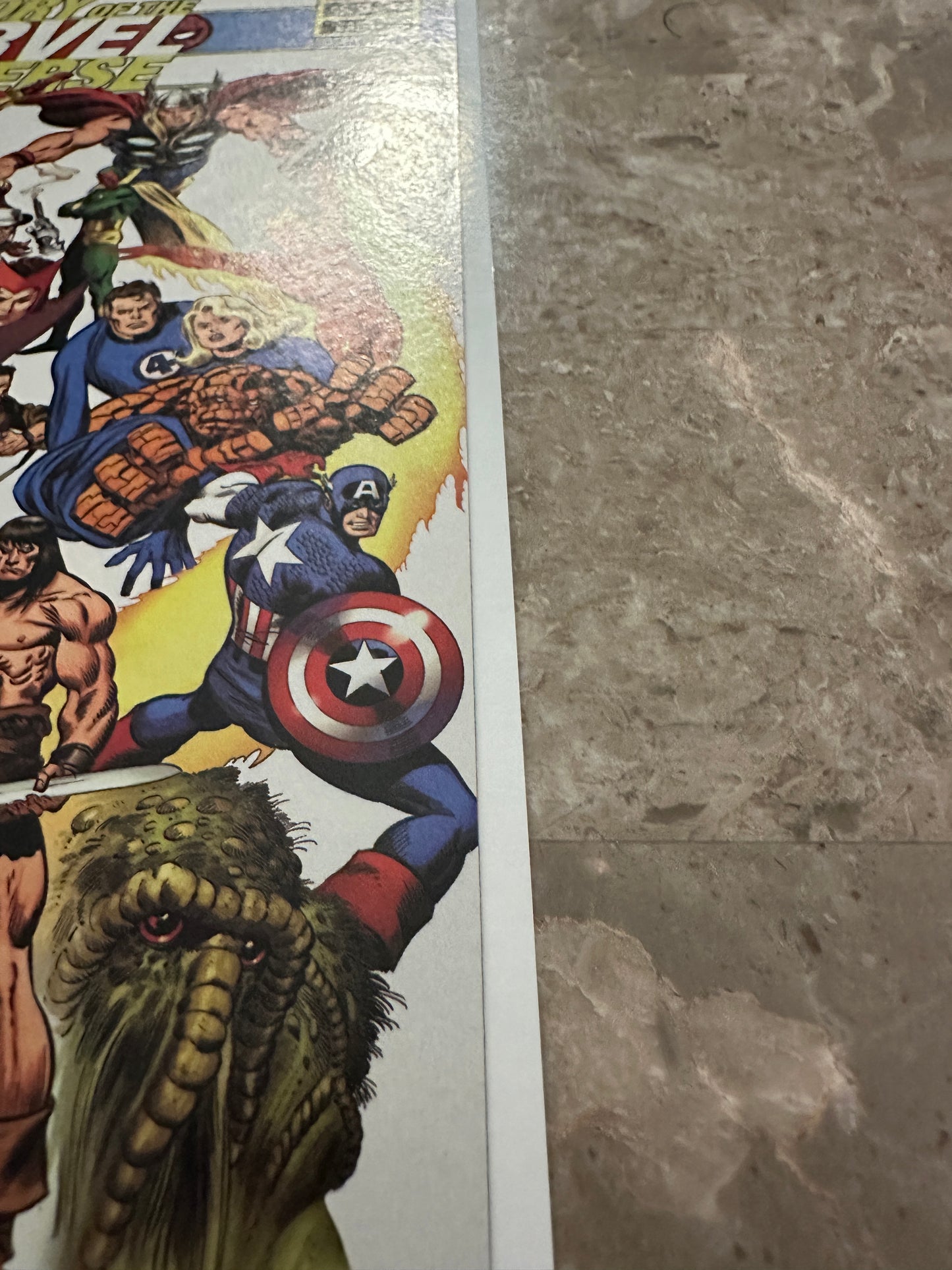 History of the Marvel Universe 1:100 NM 9.4 (2019 Marvel) - John Buscema