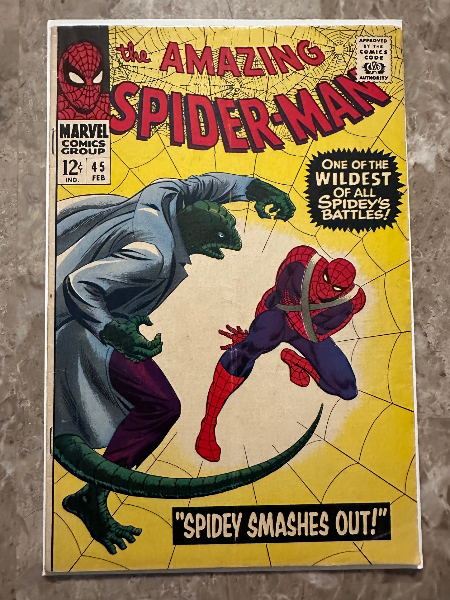 Amazing Spider-Man #45 FN- 5.5 (1967 Marvel Comics)