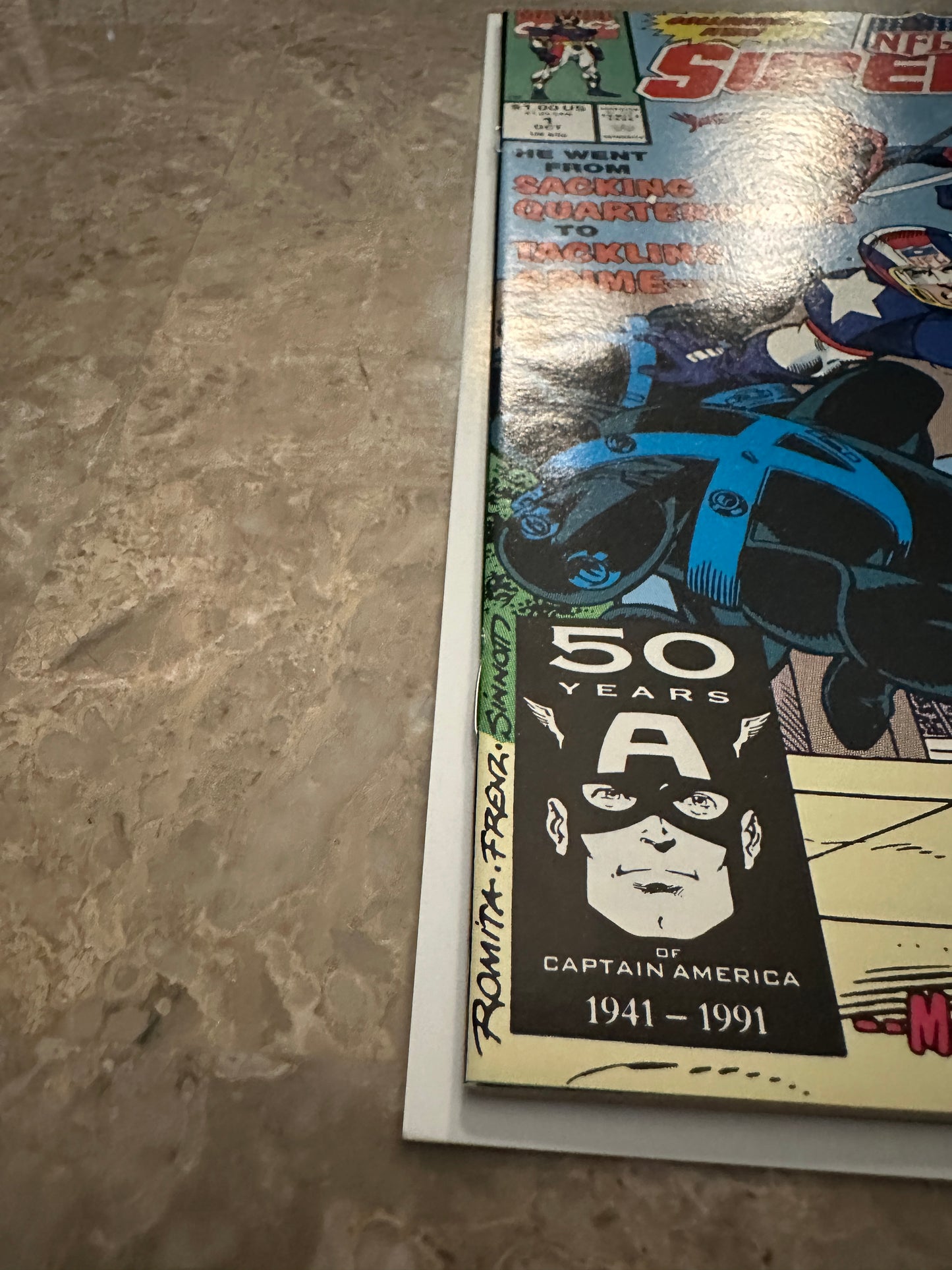 NFL SuperPro #1-2 NM (1991 Marvel)