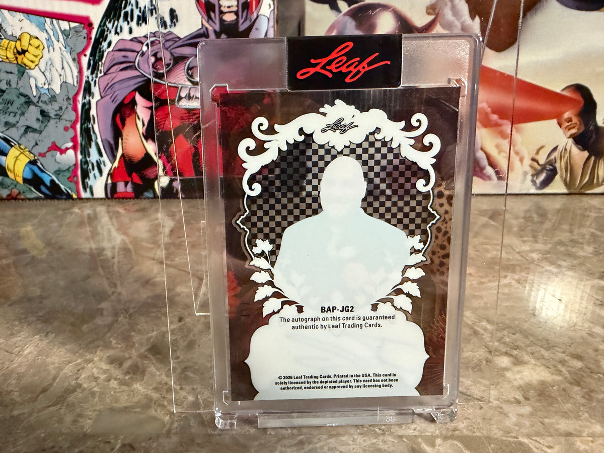 Jay Glazer 2026 Leaf Signature Series Sports Base PTEG Clear Auto Silver 1/1