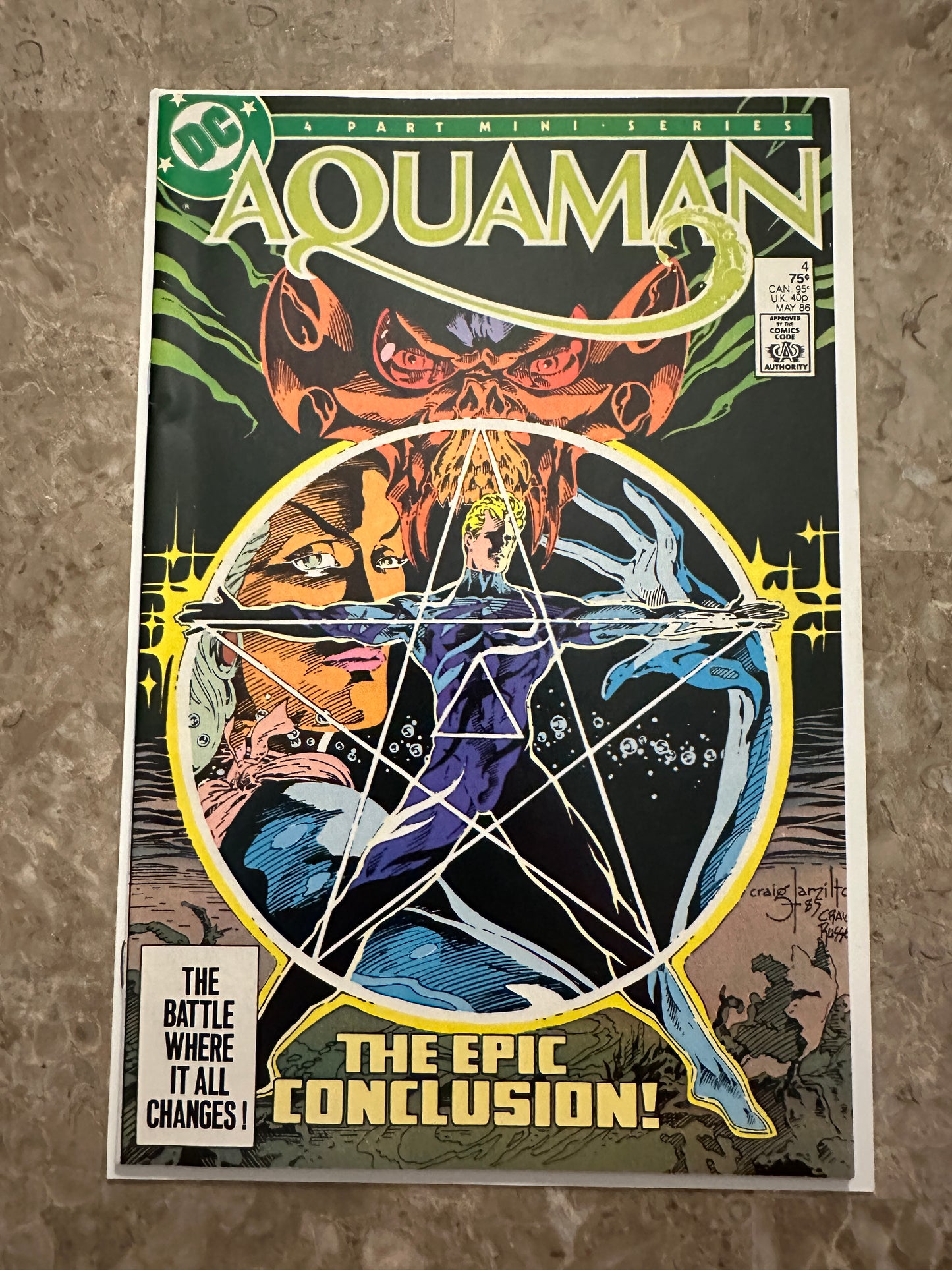 Aquaman #1-4 Full Set High Grade (DC Comics 1986)