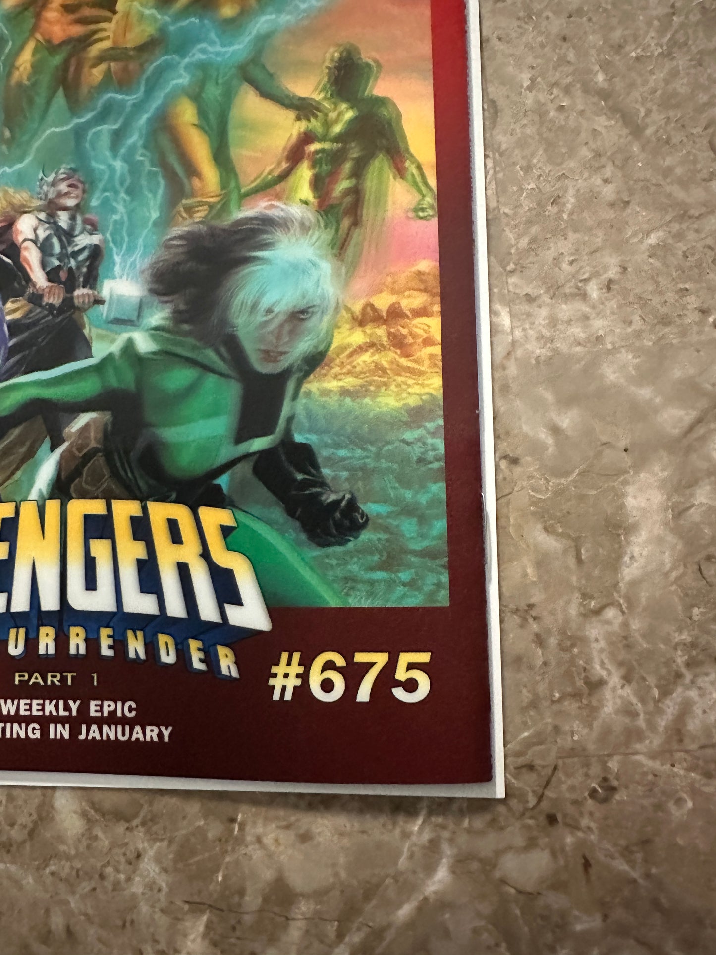 Captain America #695 Lenticular Cover (Marvel Comics 2018)