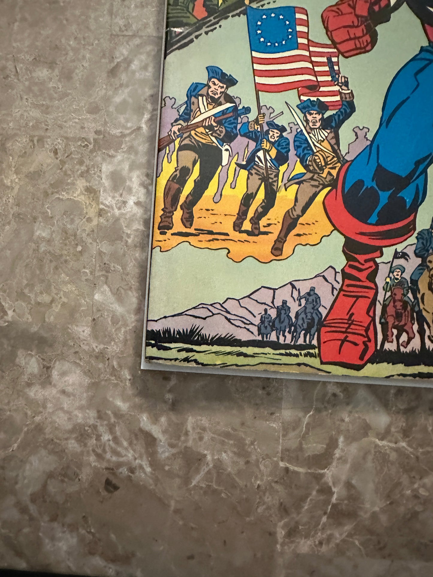 Captain America's Bicentennial Battles FN+ 6.5-7.0 (1976 Marvel Treasury) - Strong Copy