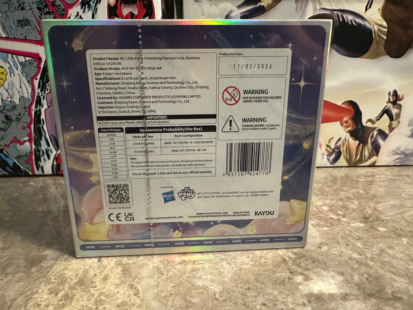 🦄 My Little Pony: Friendship Eternal Cards (Rainbow Edition) – Gold 02 Series Booster Box