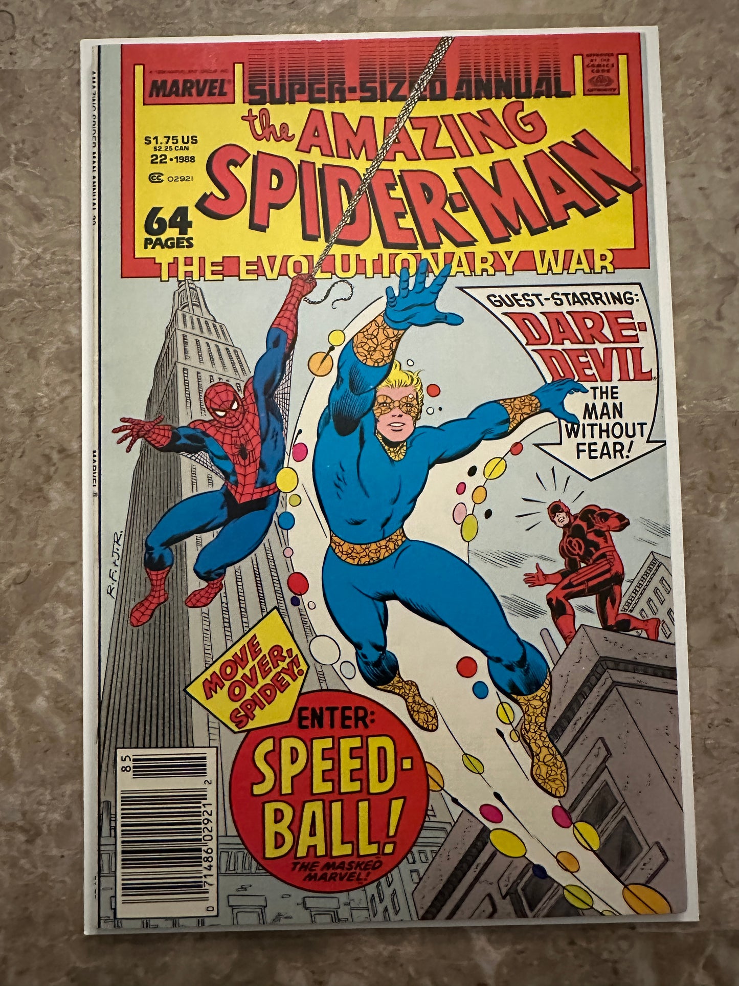 Amazing Spider-Man Annual #22 Newsstand VF- 7.5 (1988 Marvel)