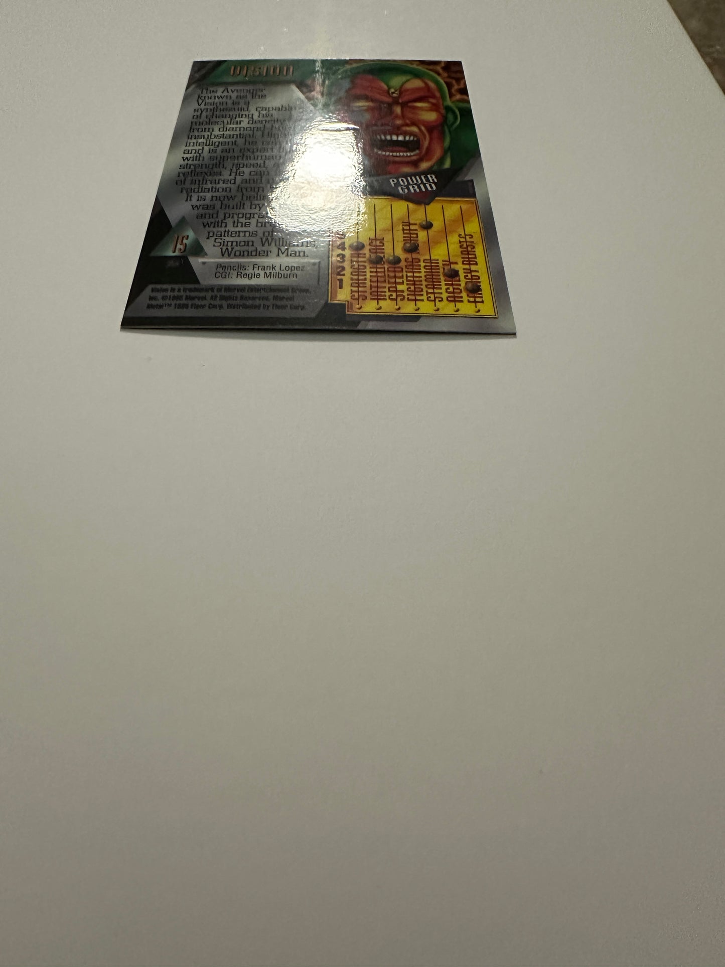 Vision #15 (1995 Marvel Metal) - High grade