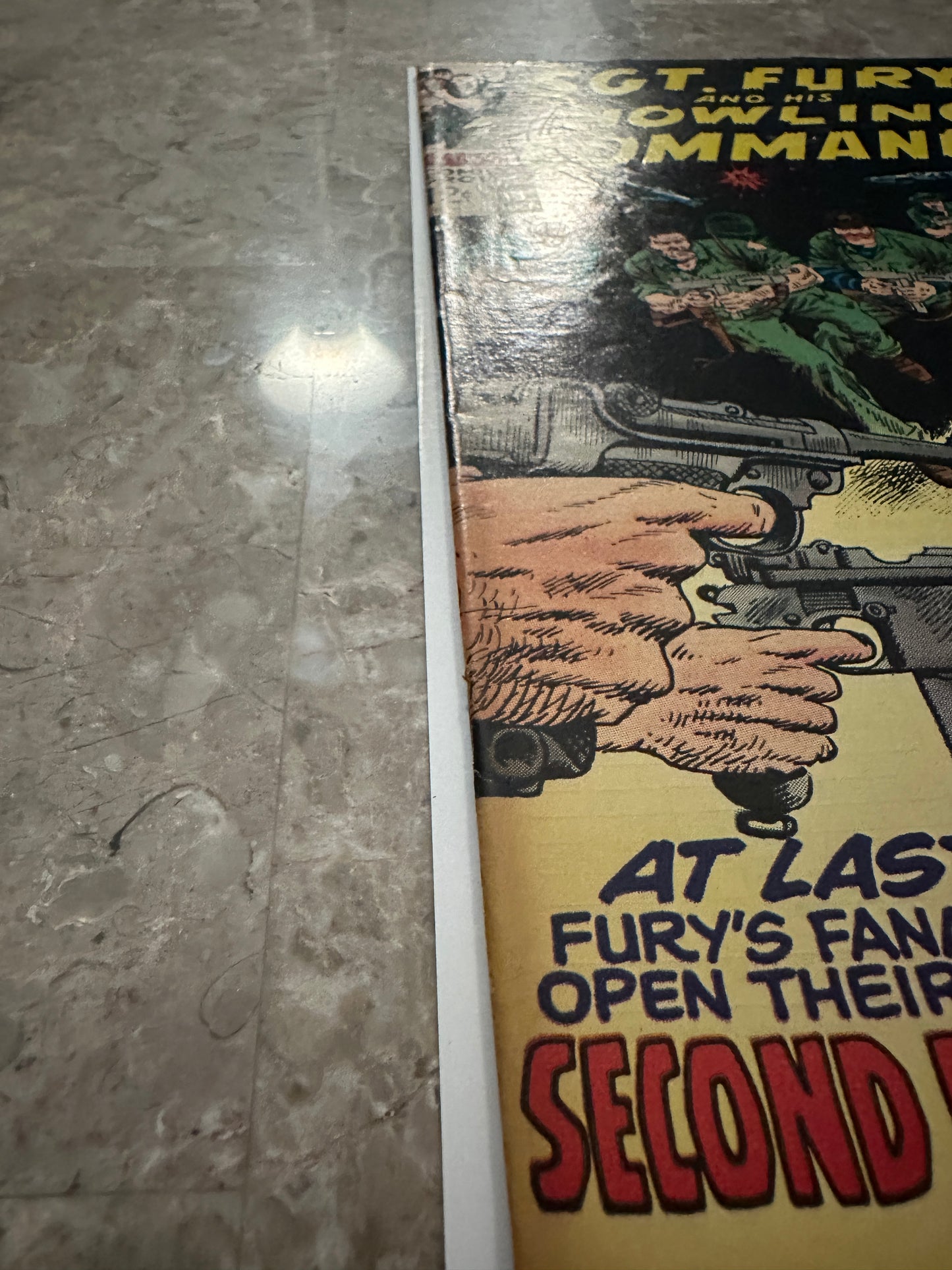 Sgt Fury #58 FN- 5.5 (Marvel Comics 1968) - Higher Grade with tanning