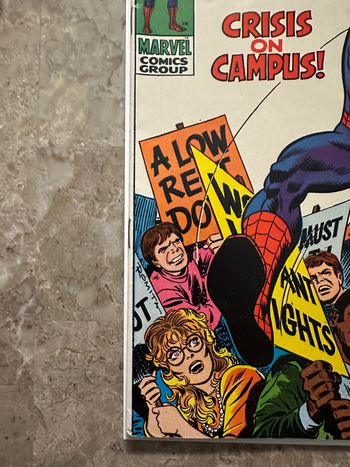Amazing Spider-Man #68 FN+ 6.5 (1969 Marvel Comics) - White cover