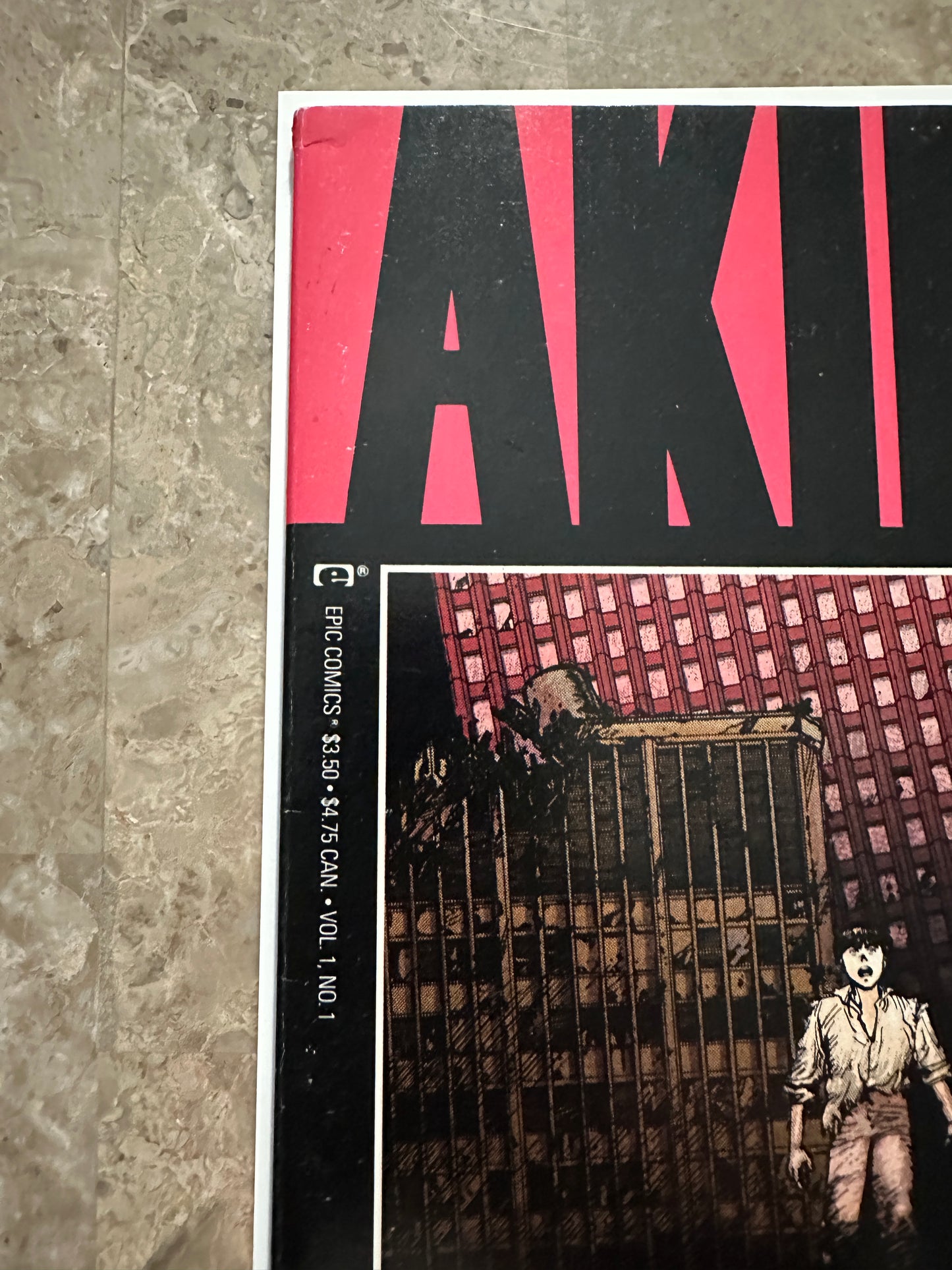 Akira #1 1st Edition FN+ 6.5 (Epic Comics 1988) - Nice copy for grade