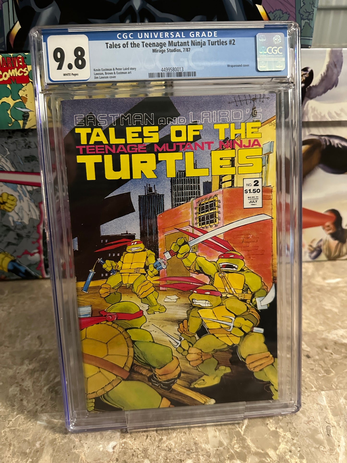 Tales of the Teenage Mutant Ninja Turtles #2 CGC 9.8 WP (1987 Mirage)
