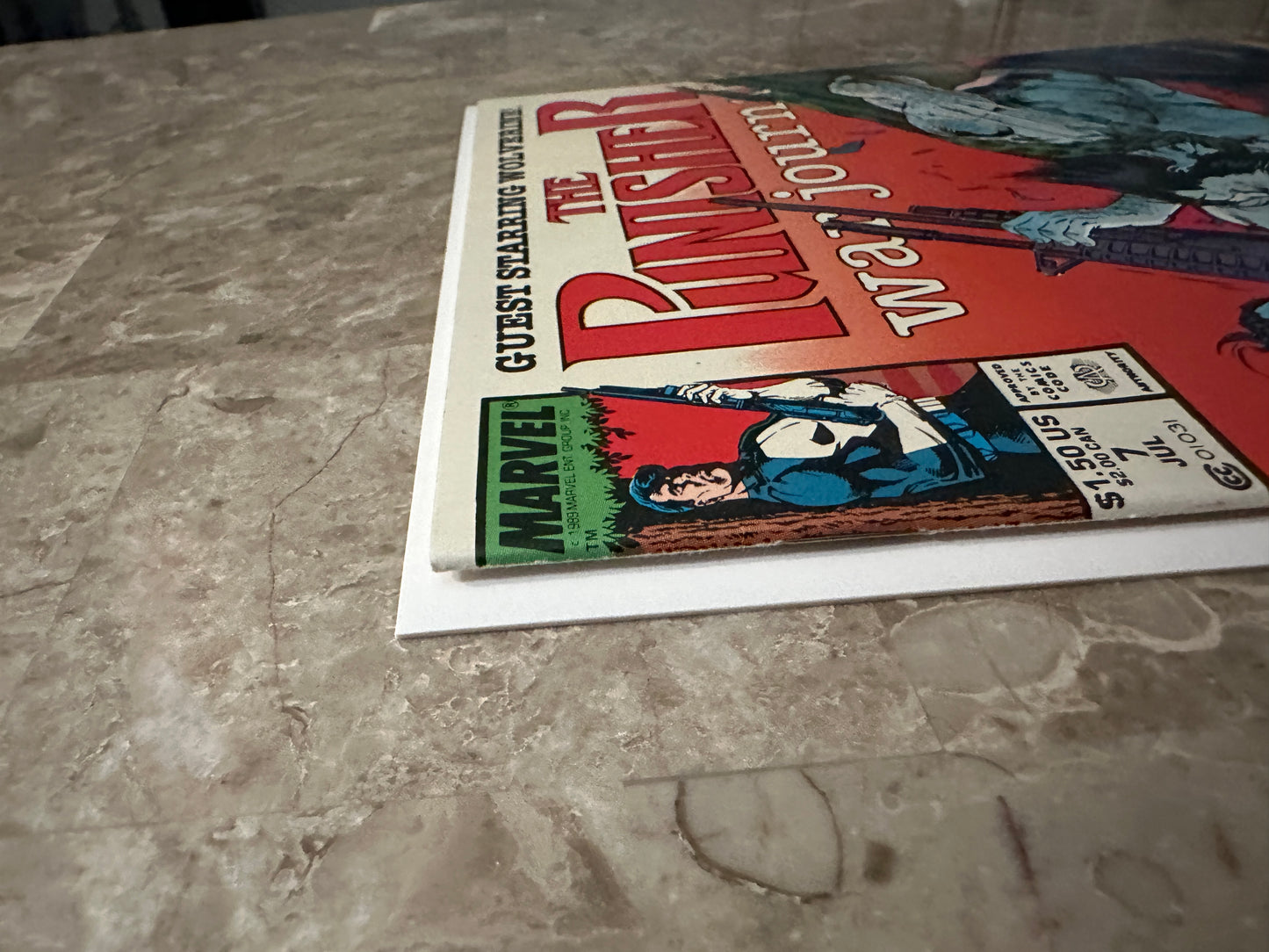 Punisher War Journal #7 NM 9.4 (1989 Marvel)