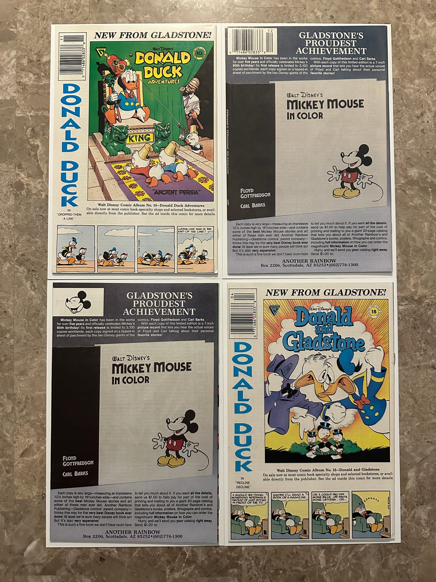 Uncle Scrooge Adventures #1-21 Higher Grade (Gladstone 1987)