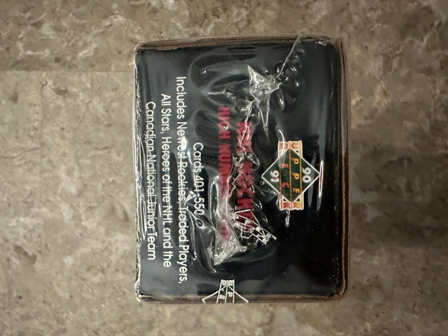 1990-1991 Upper Deck Hockey High Number Series Box - Sealed
