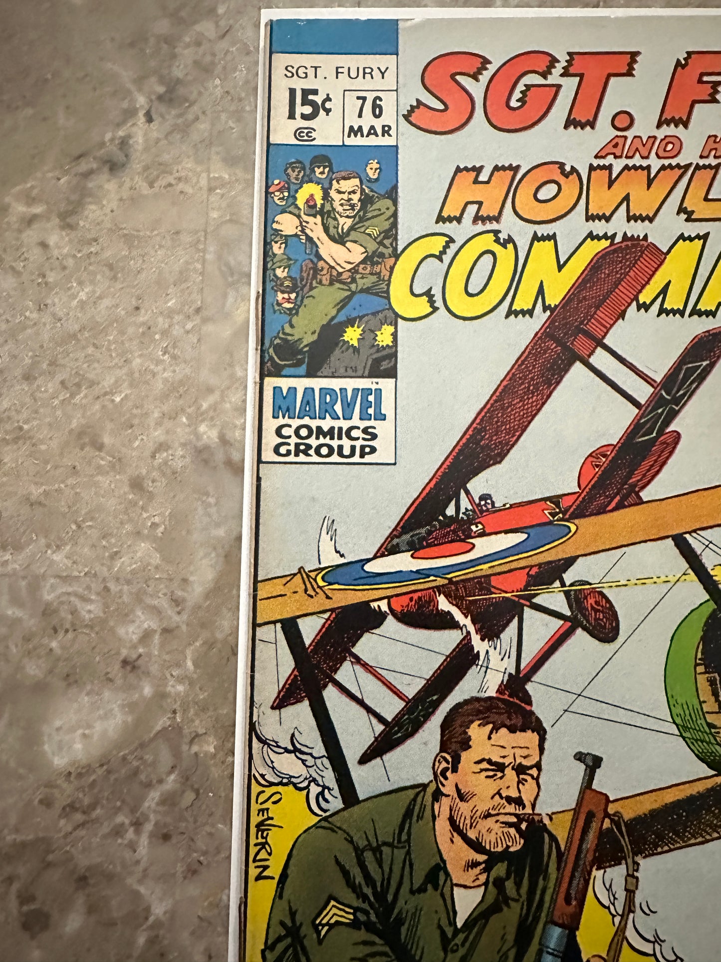 Sgt Fury #76 FN 6.0 (Marvel Comics 1970) - Nice copy for grade