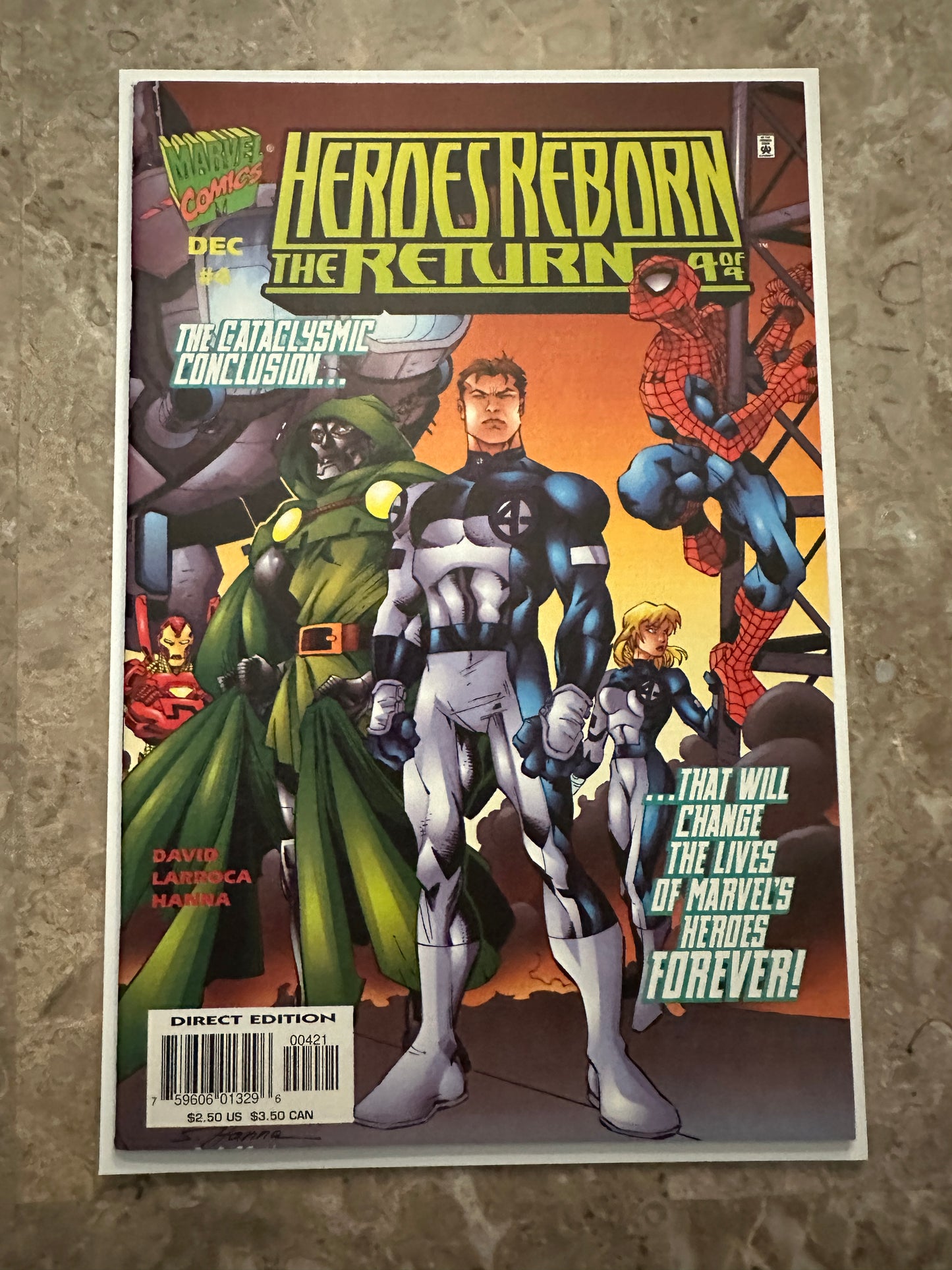 Heroes Reborn the Return #1-4 Full Set + Variants NM (1997 Marvel)