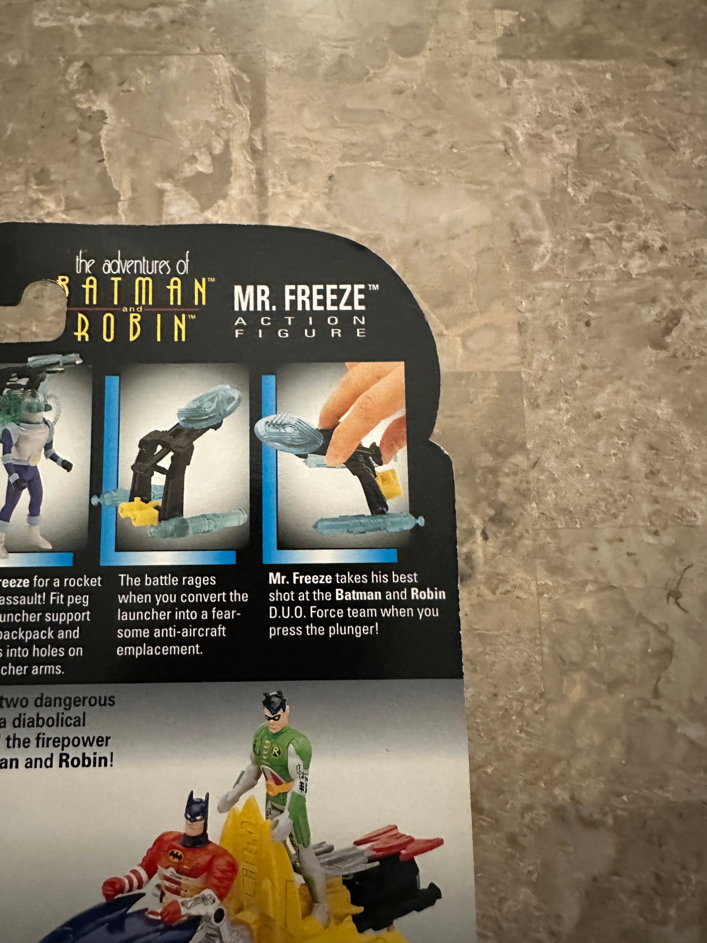 The Adventures of Batman & Robin Duo Force Mr. Freeze (Kenner) - New Sealed