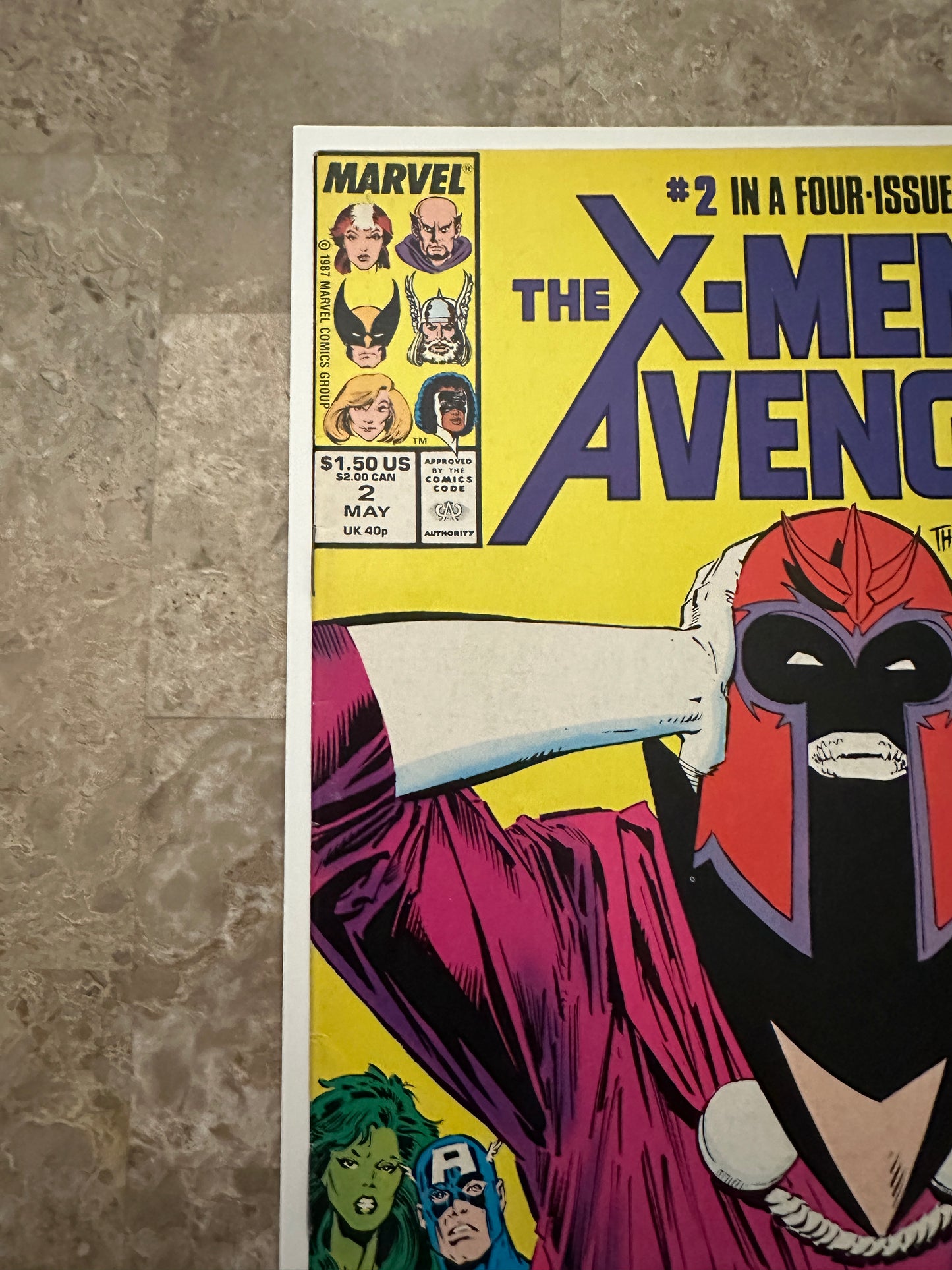 X-Men vs. The Avengers #2 VF- 7.5 (Marvel Comics 1987)