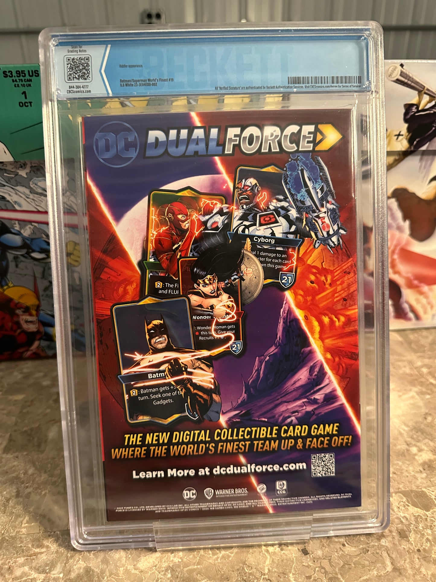 Batman/Superman World's Finest #19 CBCS/CGC 9.6 WP (1966) - Cage Cover