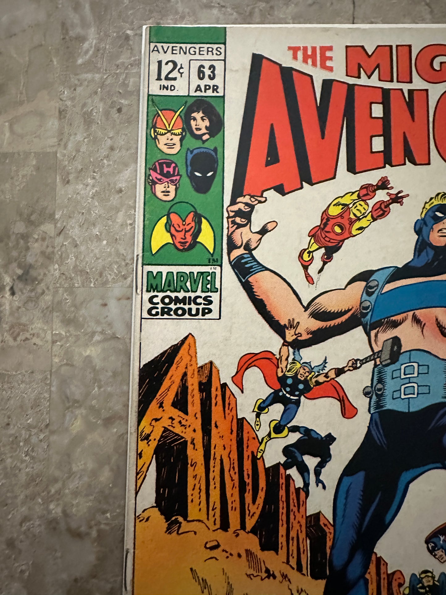 Avengers #63 VG/FN 5.0 (Marvel Comics 1969) - Glossy copy