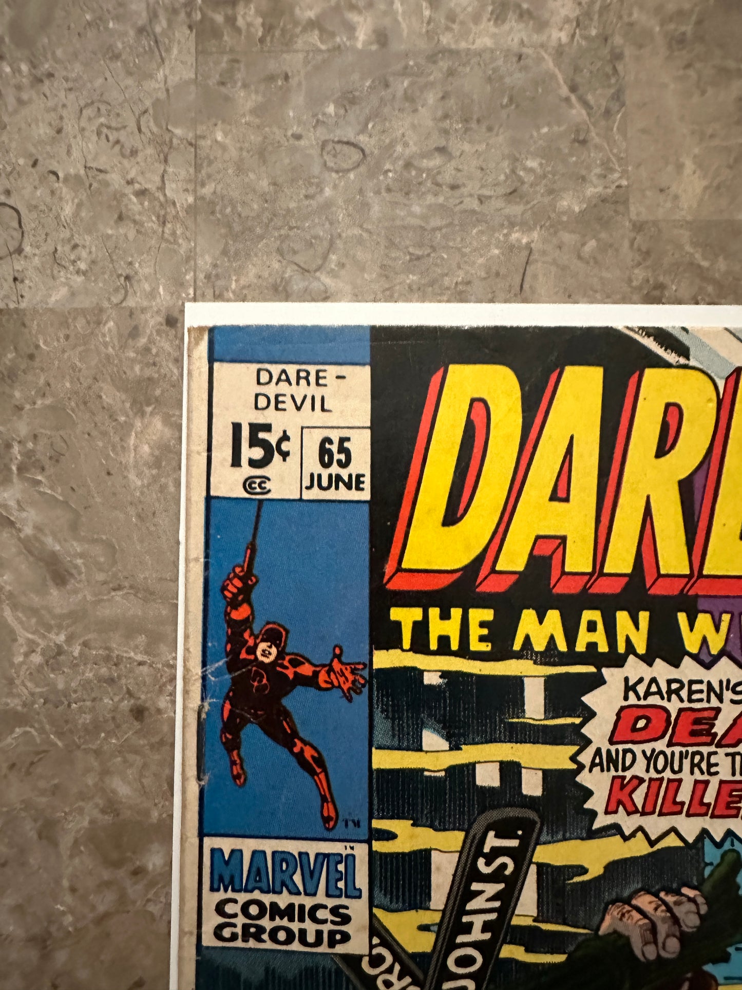 Daredevil #65 VG- 3.5 (1970 Marvel)
