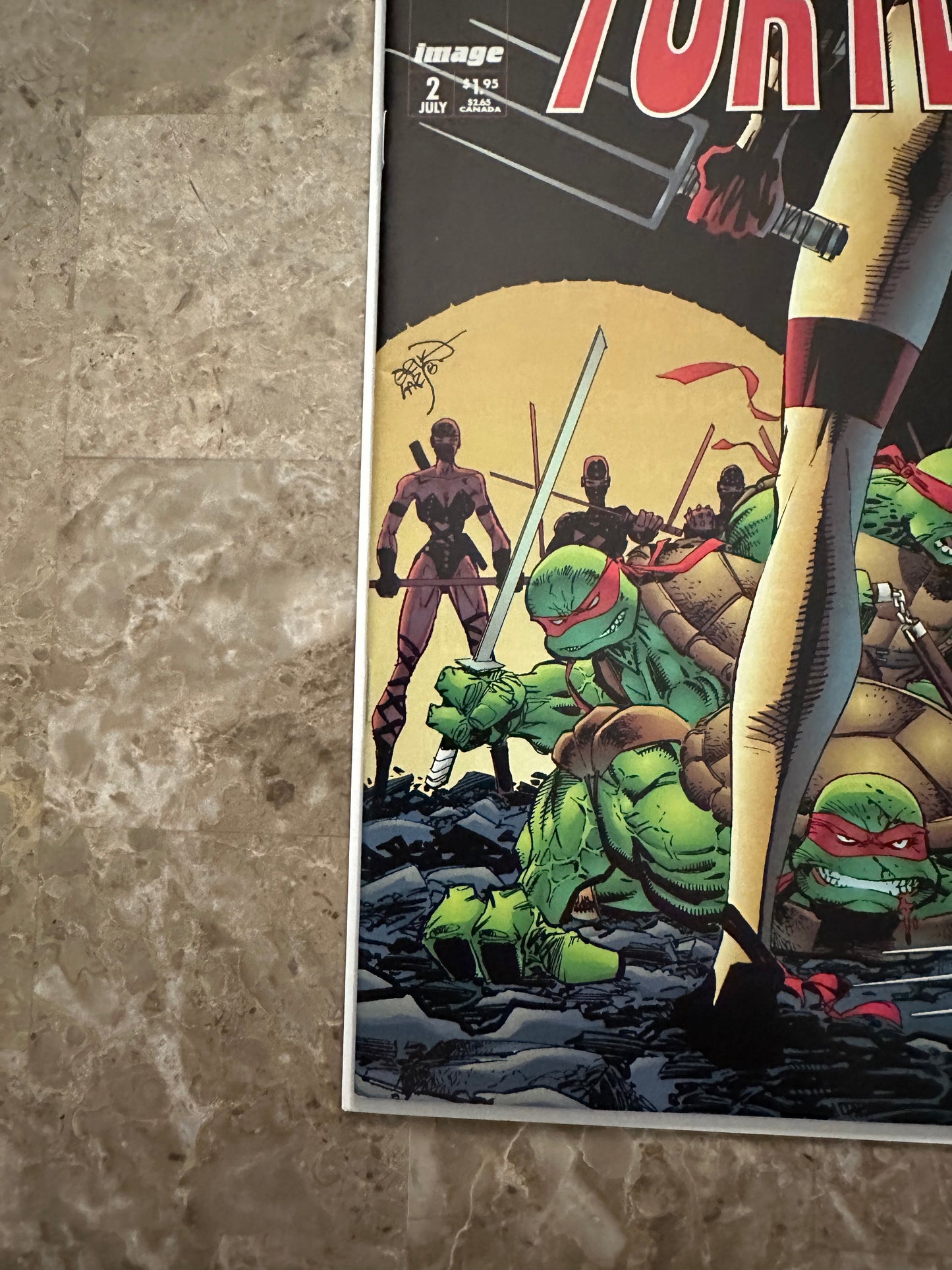 Teenage Mutant Ninja Turtles #2 VF/NM 9.0 (1996 Image Comics)