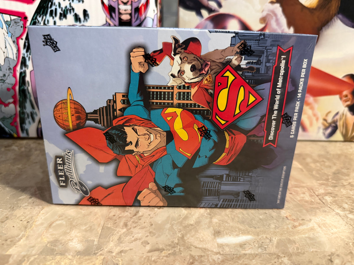 Upper Deck Fleer Brilliants Superman Trading Cards Mega Box