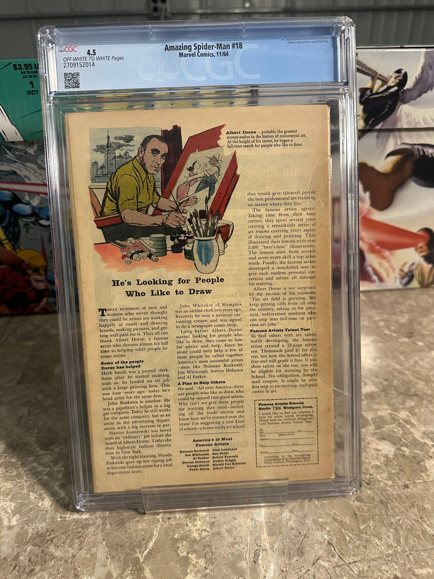 Amazing Spider-Man #18 CGC 4.5 (1969 Marvel) - Cracked Case