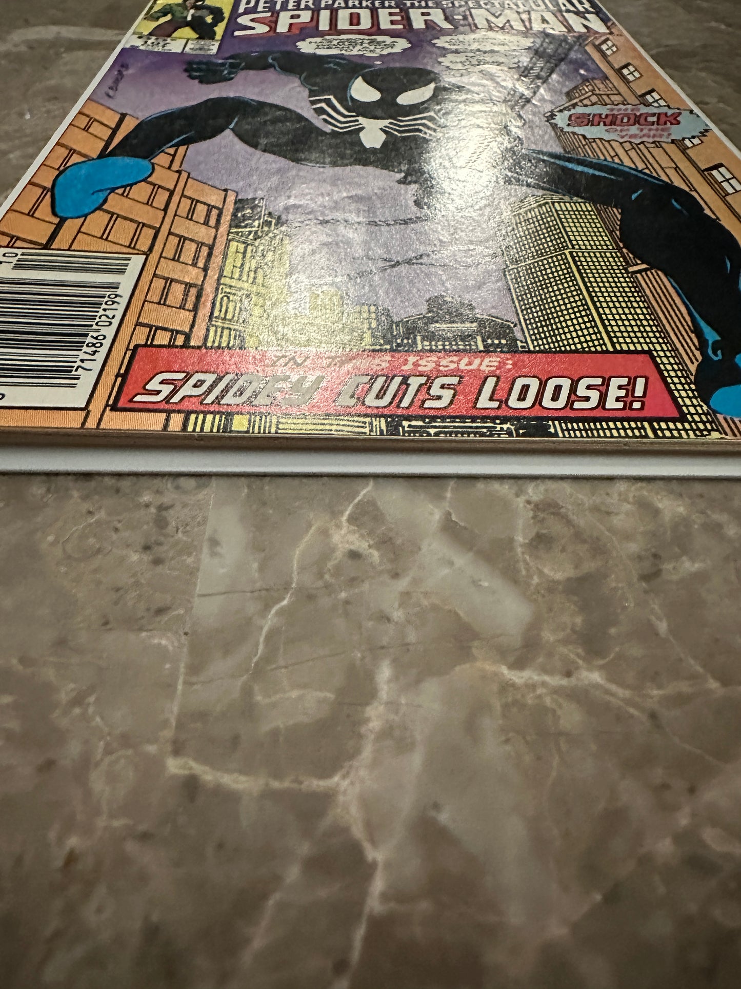 Spectacular Spider-Man #107 Newsstand VF+ 8.5 (Marvel 1985)