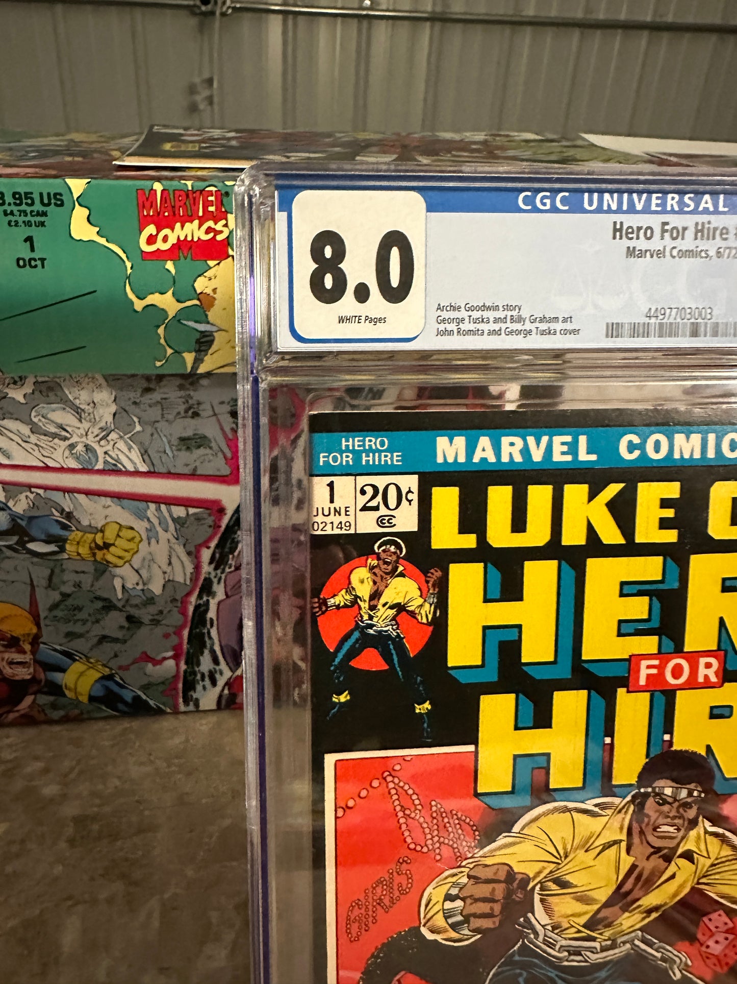 Hero for Hire #1 CGC 8.0 White Pages (1972 Marvel)
