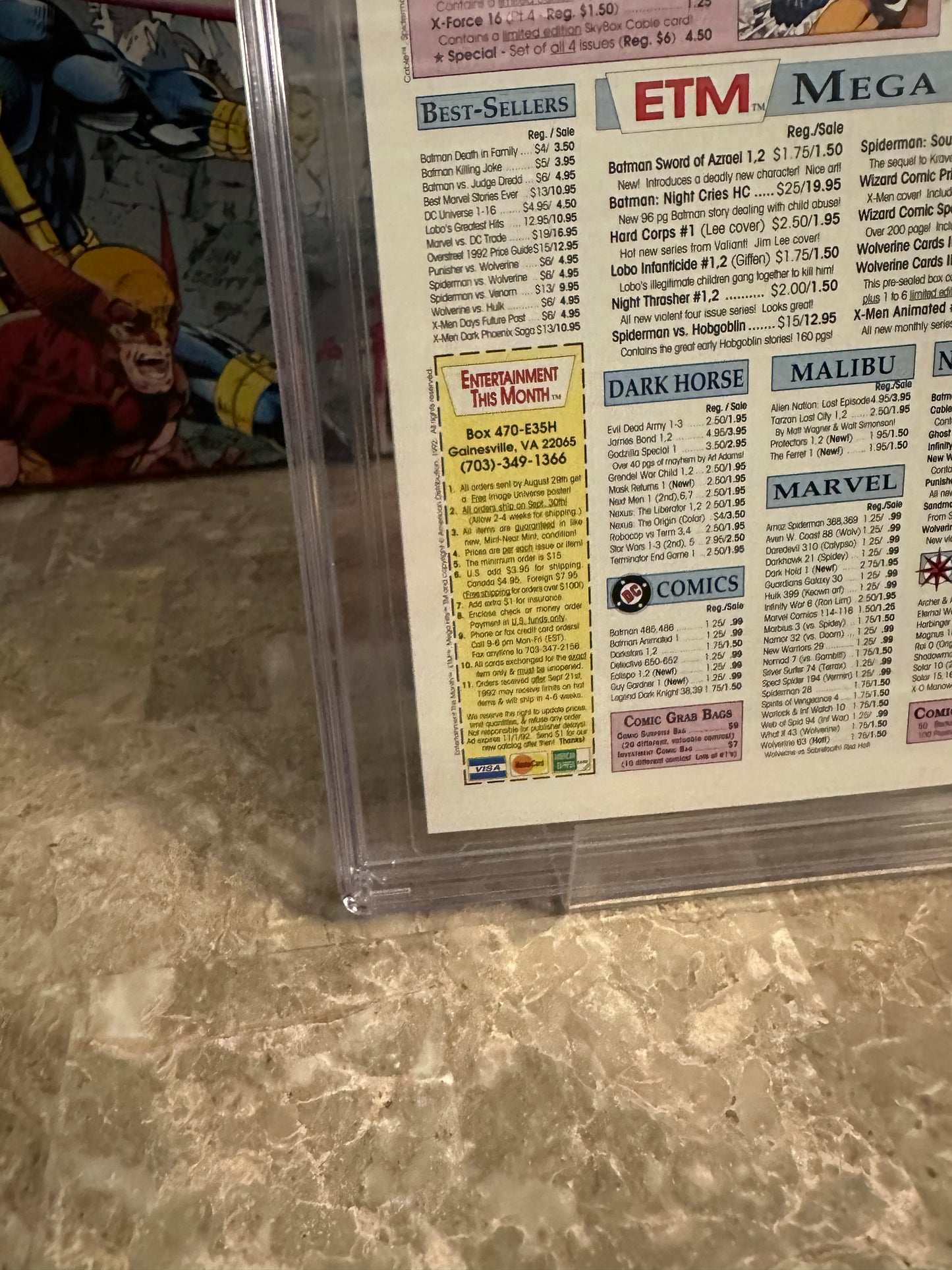 Spawn #3 CGC 9.8 (Marvel 1992) - Brand New Case