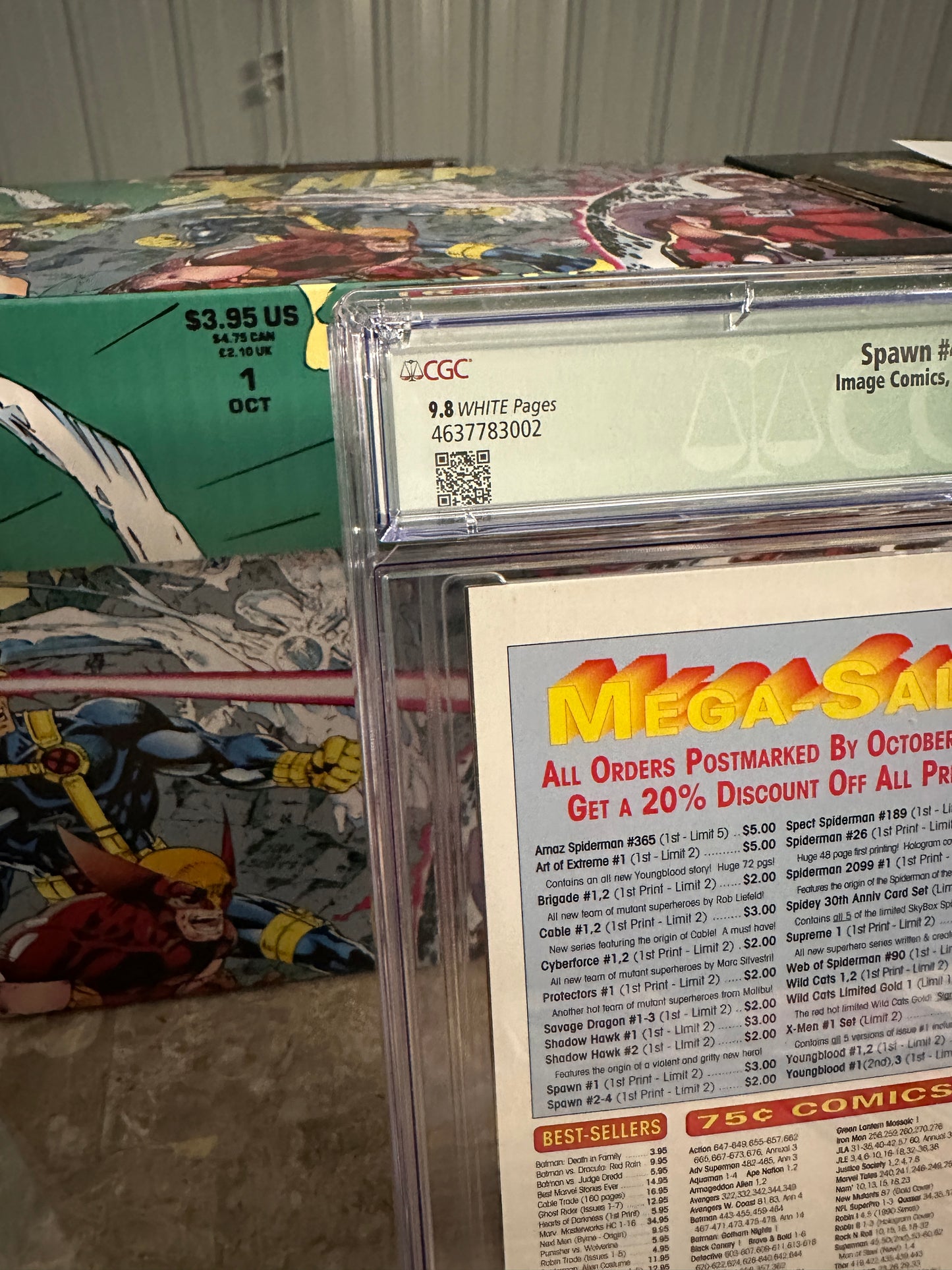 Spawn #4 CGC 9.8 Qualified (Marvel 1992) - Brand New Case