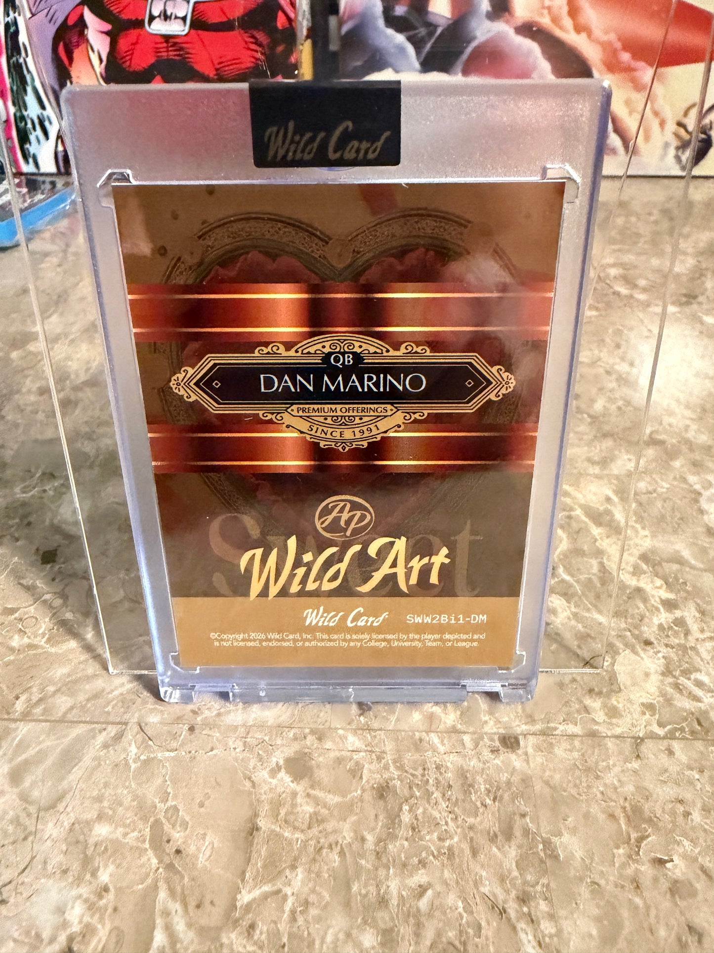 Dan Marino 2026 Wild Card Wild Art 1/1