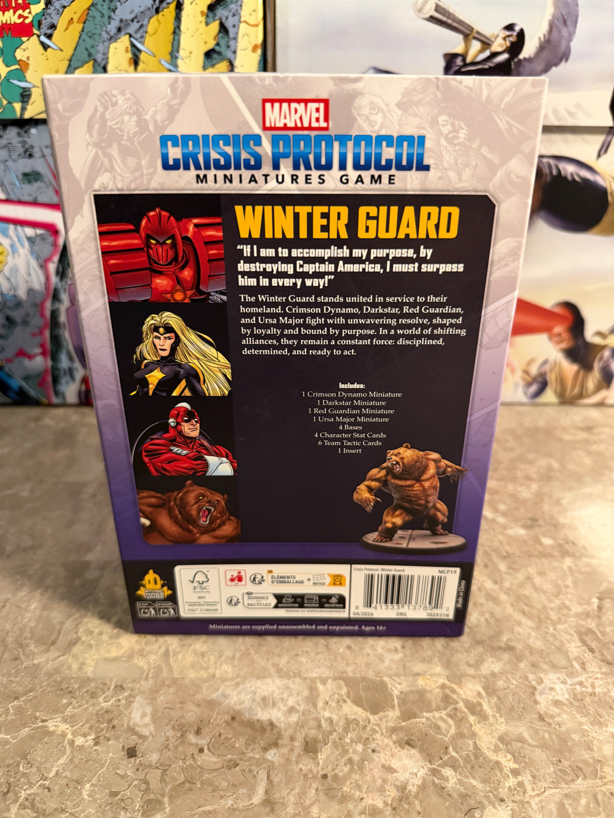 Marvel: Crisis Protocol – Winter Guard Affiliation Pack (Atomic Mass Games)