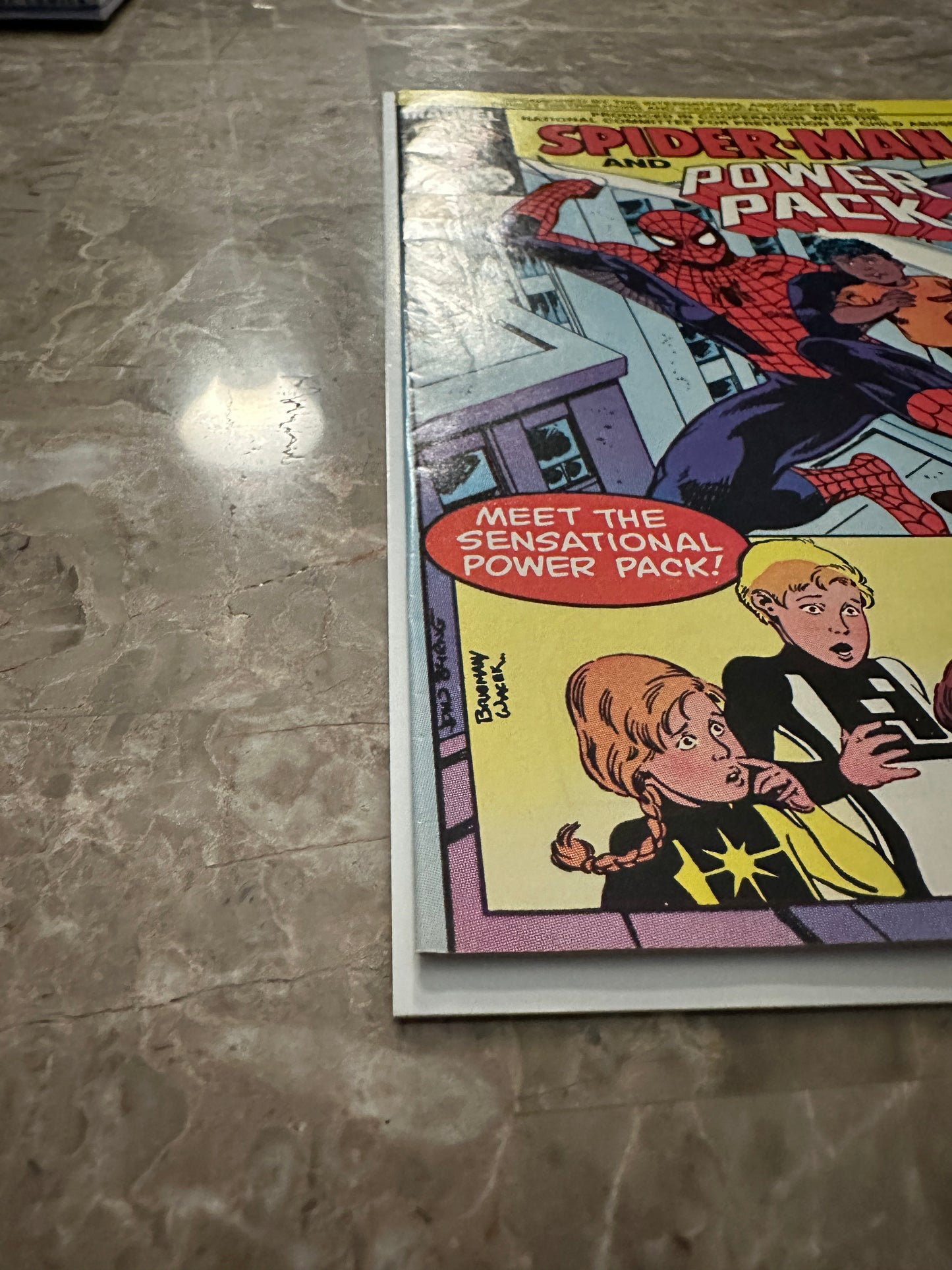 Spider-Man and Power Pack VF 8.0 1st Print (Marvel 1984) - Pressable NM?