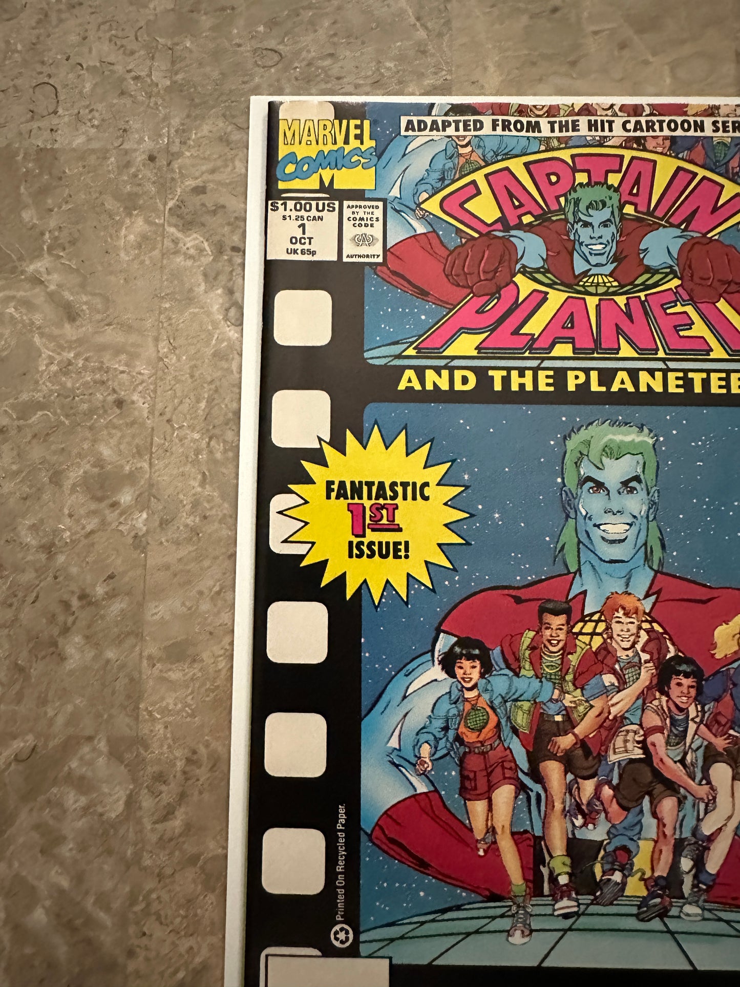 Captain Planet #1 FN 6.0 (Marvel 1991) - Appears VF