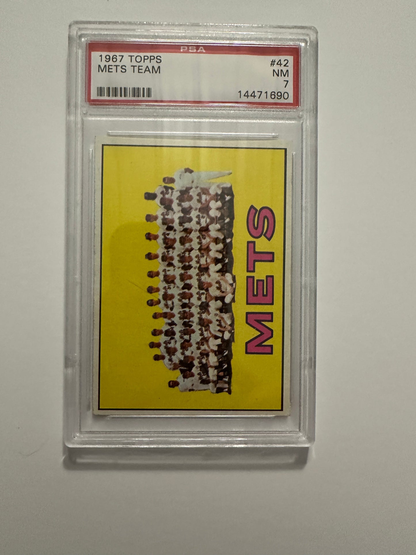 Mets Team #42 PSA Graded NM 7 (1967 Topps)