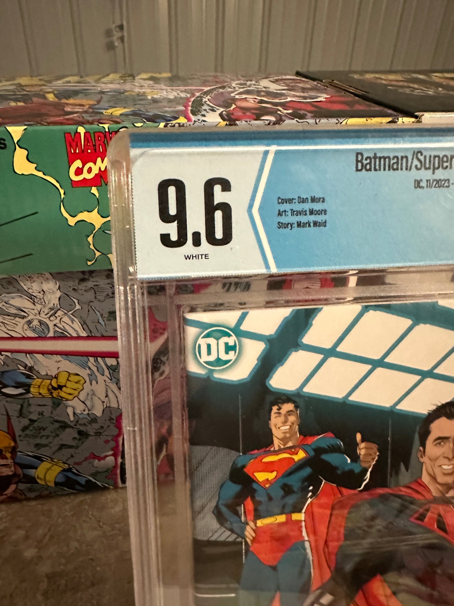 Batman/Superman World's Finest #19 CBCS/CGC 9.6 WP (1966) - Cage Cover