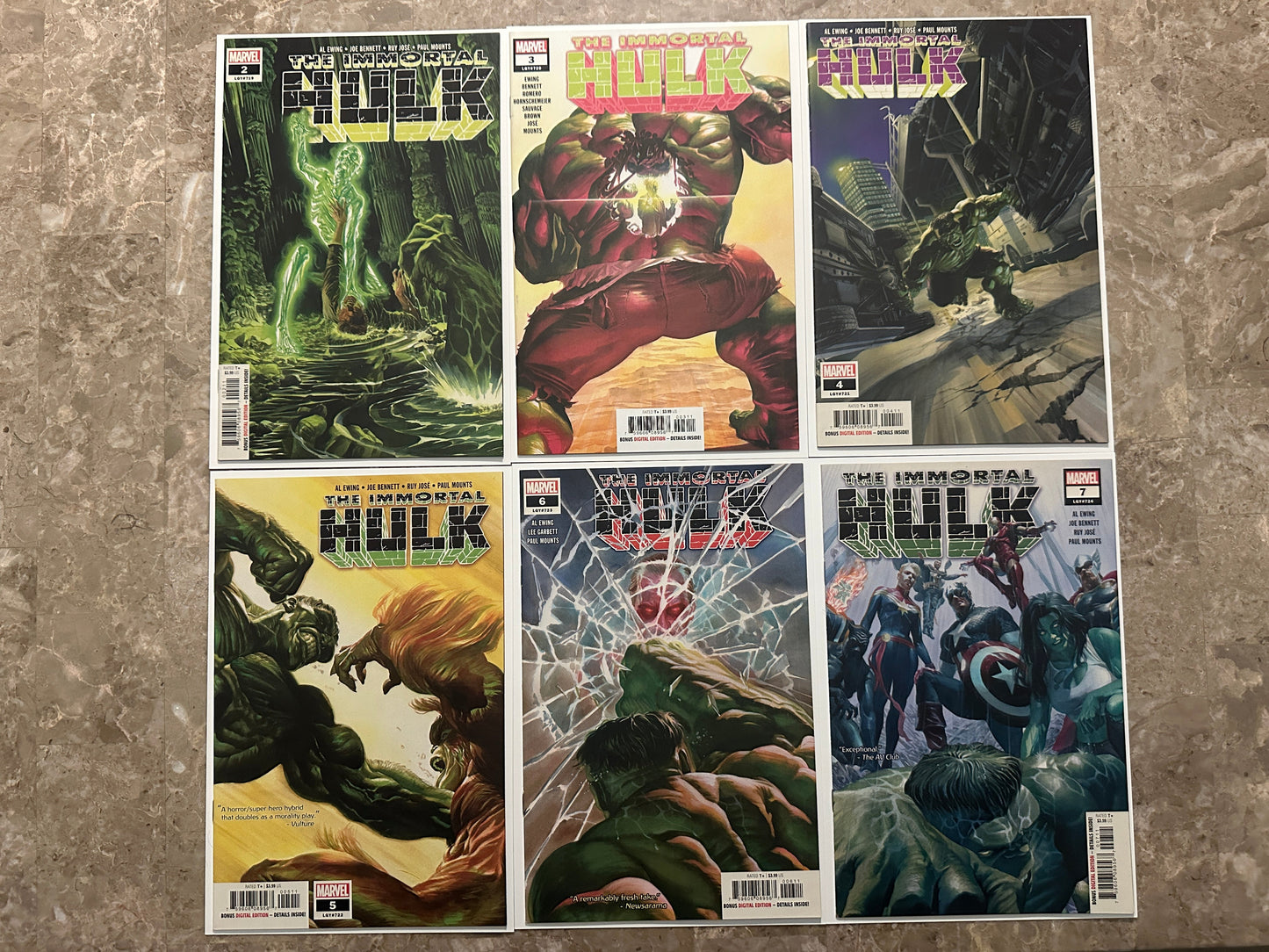 Immortal Hulk #0-50 + Extras High Grade (2018 Marvel Comics)